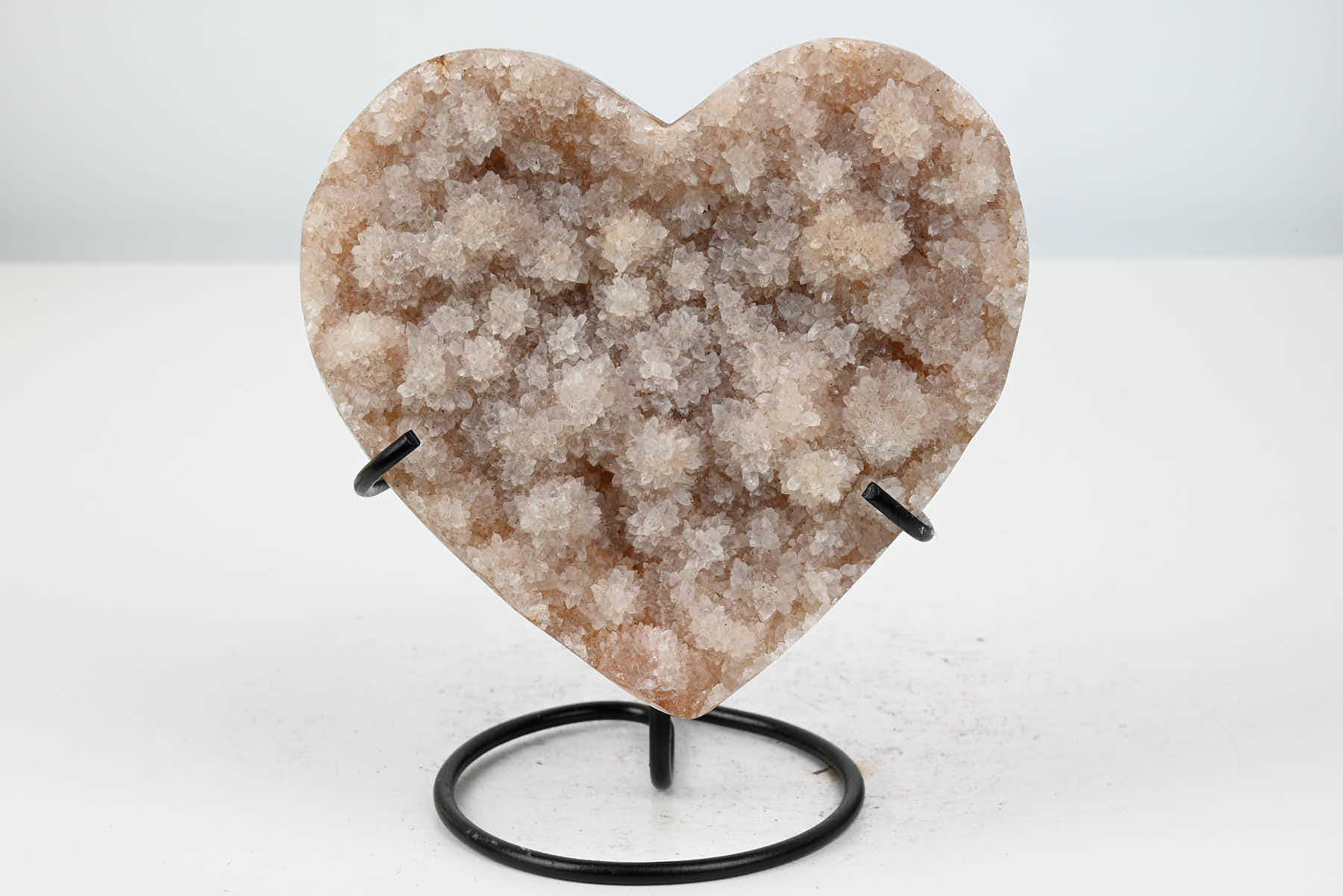 Extra Quality Citrine Heart - 0.55kg, 13cm high - #HTCITR-34012