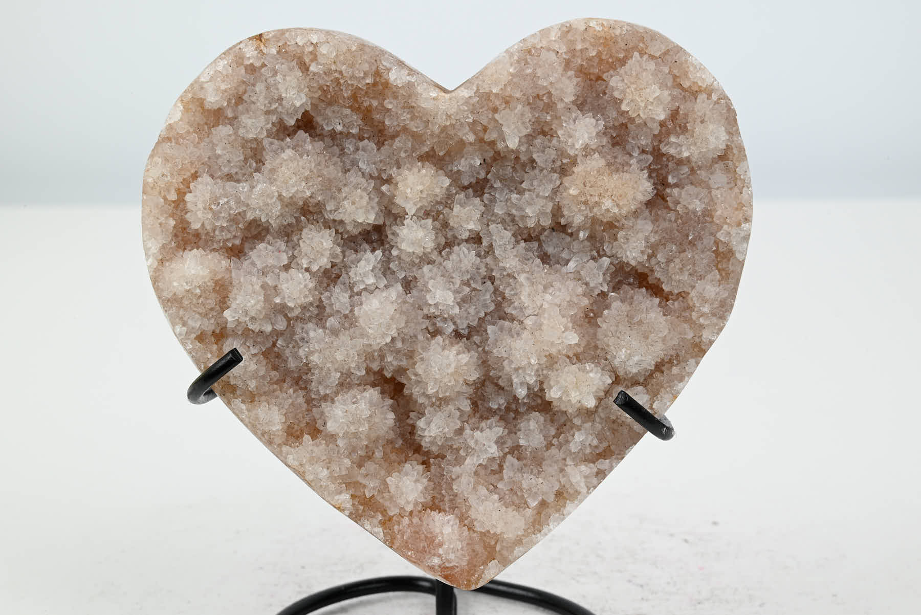 Extra Quality Citrine Heart - 0.55kg, 13cm high - #HTCITR-34012